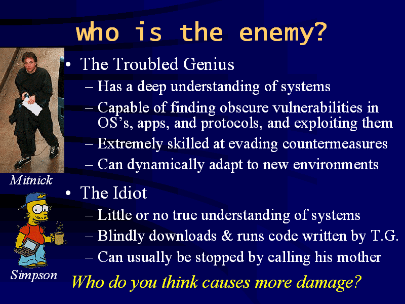 who is the enemy?